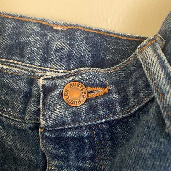 Rustler Blue Relaxed Fit Jeans Classic Denim - Picture 3 of 6